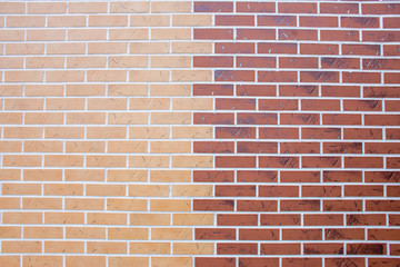 Beautiful wall of bricks as a background