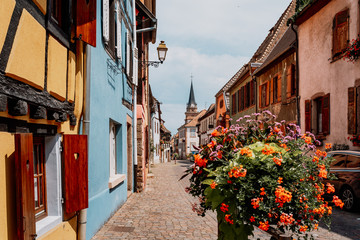 Fototapeta na wymiar Alsace region in France
