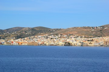 Fototapeta na wymiar ギリシャのエーゲ海の風景 