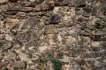 old wall made of stones
