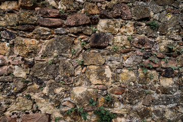 old wall made of stones