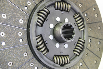 Car clutch gear close up