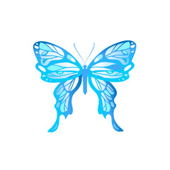 Blue butterfly sign