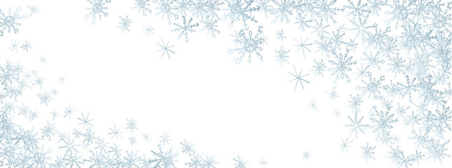 Winter doodles background