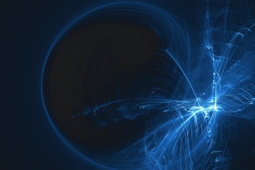 fractal light design background