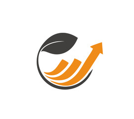 financial growth vector