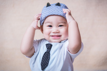 Asian baby boy
