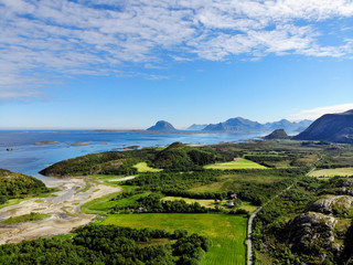 Fototapeta na wymiar Landscape of Norway