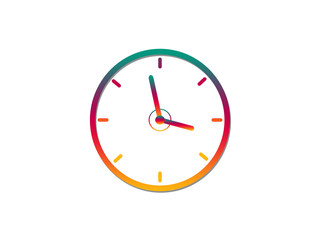 Clock business icon. 