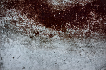 old rusty iron painted for background or texture