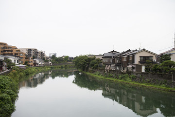 Fototapeta na wymiar village japonais