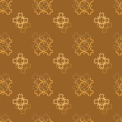 Seamless background pattern with colored varied squares.