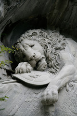 Naklejka premium Lion of Lucerne, Switzerland