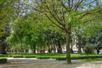 View of city park at daytime, Porto, Portugal