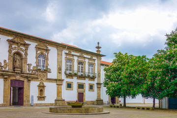 View of bishop's palace in Braga, Portugal