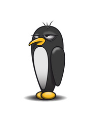 pinguin schlecht gelaunt