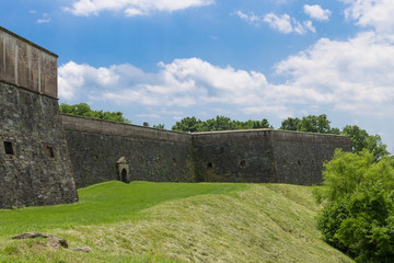 The outer walls of Fort Washington