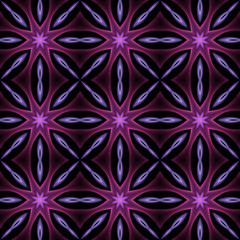 Seamless pattern background with multi-colored wavy lines.