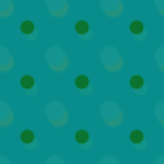 Seamless background pattern with various colored circles.
