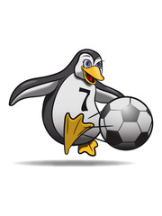 pinguin fussball schiessen
