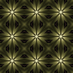 Fototapeta premium Seamless pattern background with multi-colored wavy lines.