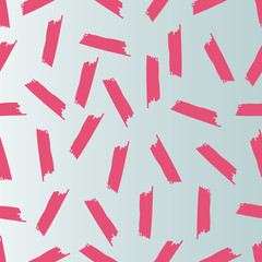 Hand drawn brush pattern in vector  with sky background.