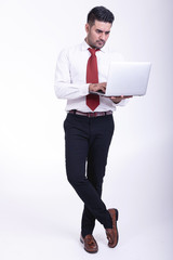 Businessman isolated.