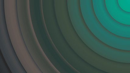 Obraz premium Background with circles in a paper style. With a variety of colors.