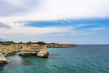 Faraglioni di Torre Sant Andrea, Puglia, Salento, Italy, Otranto
