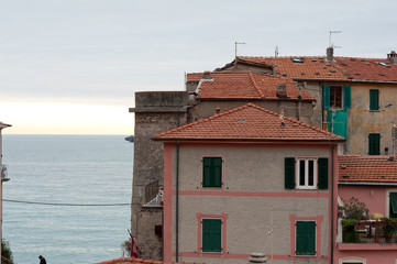 Seaview houses, Cinque Terre, Liguria, Italy