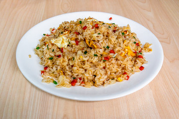 fried rice, chinese cuisine, yangzhou style