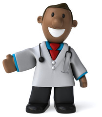 Fun doctor - 3D Illustration