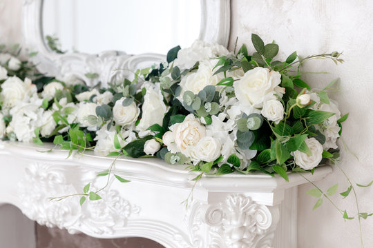 Decoration artificial flower arrangement modern bouquet wedding