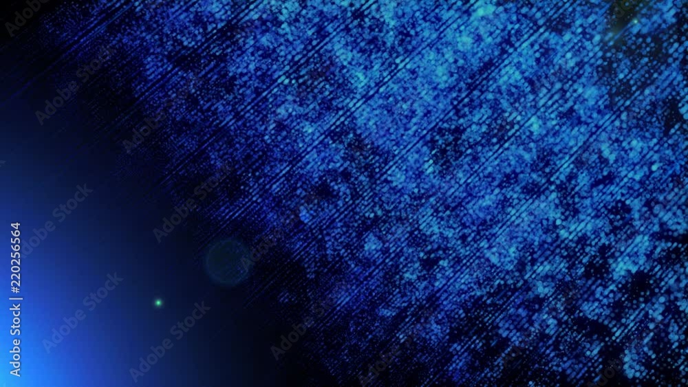 Poster Blue Element Flickering Moving Particle Graphic Animation Background