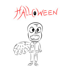 Cartoon Halloween background