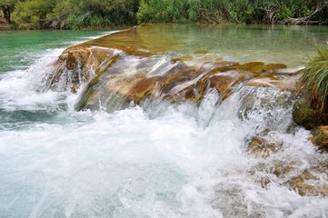 Cascada del puente de San Pedro en Zaorejas, Guadalajara