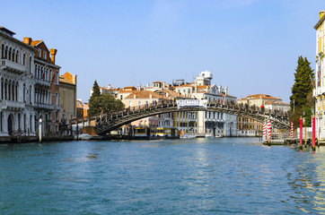 Canal Grande and Accademia’s bridge. Venice, Italy