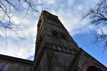 Church tower in Glasgow