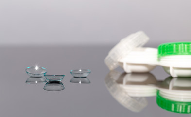 Contact Lens With Plastic Case 6