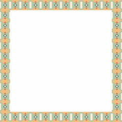 Presentation board Mediterranean door ornament made by colorful hatches