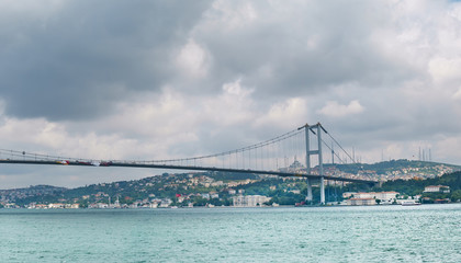 Bosphorus from European side of Istanbul
