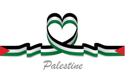 palestine love flag