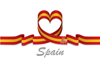 spain love flag