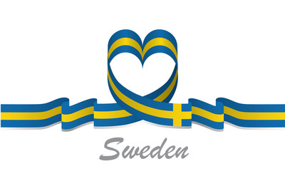 sweden love flag