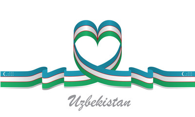 uzbekistan love flag