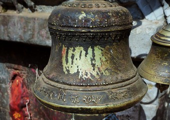 Fototapeta premium Beuatiul religious bells in Nepal