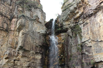 waterfall rock