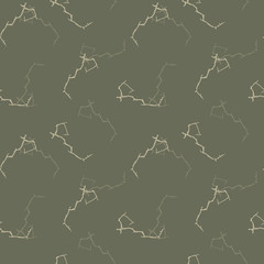 Fototapeta premium UFO military camouflage seamless pattern in in different shades of green and beige colors