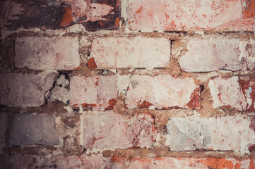 brick background with gradation of colors