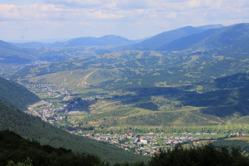 Mountain valleys Krasna